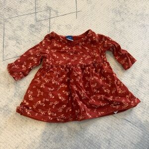 Old Navy Red Floral Kids Dress